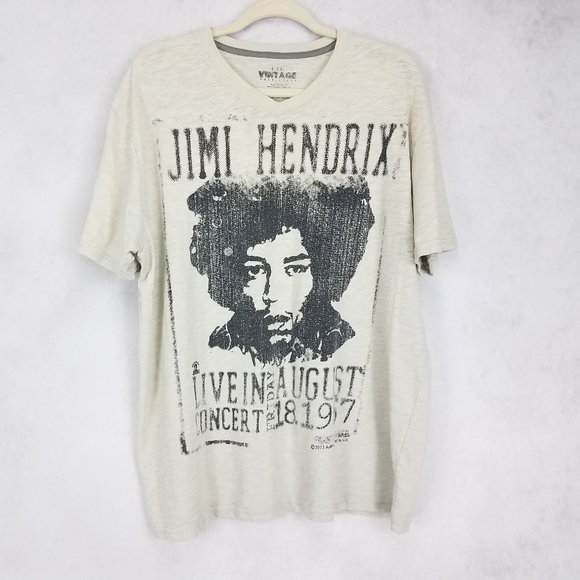 CLG Vintage Outfitters Other - Jimi Hendrix CLG Vintage Outfitters Men's XXL T-Shirt August 18, 1967 Concert